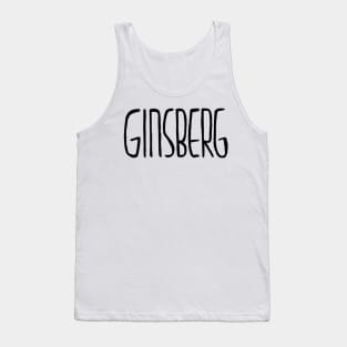 American Writer, Beat Poet, Ginsberg Tank Top